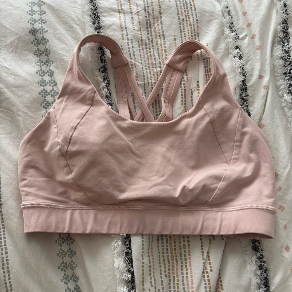 Lululemon Light Pink energy Bra
